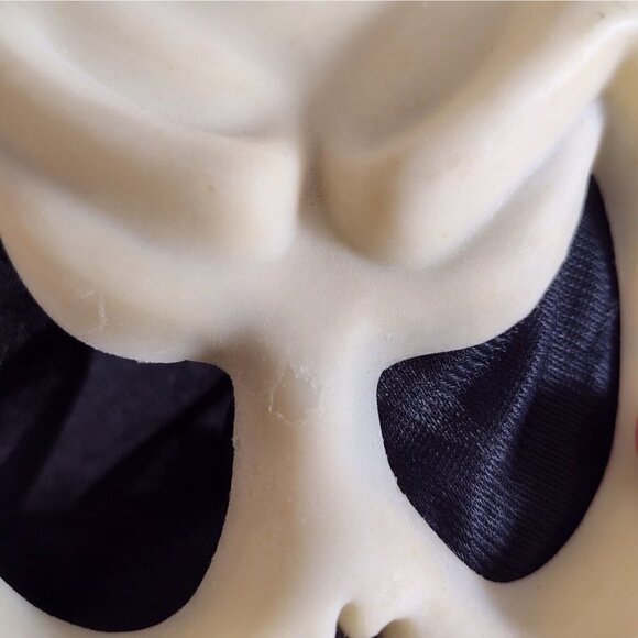 Vintage Glow In The Dark Scream Mask No Nose Rubies Costume Frankensteie - Picture 7 of 10